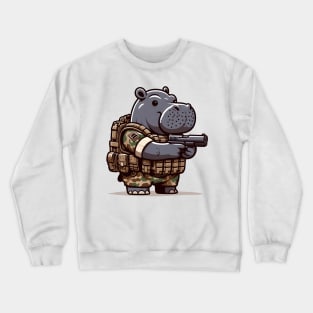 Tactical Hippo Crewneck Sweatshirt